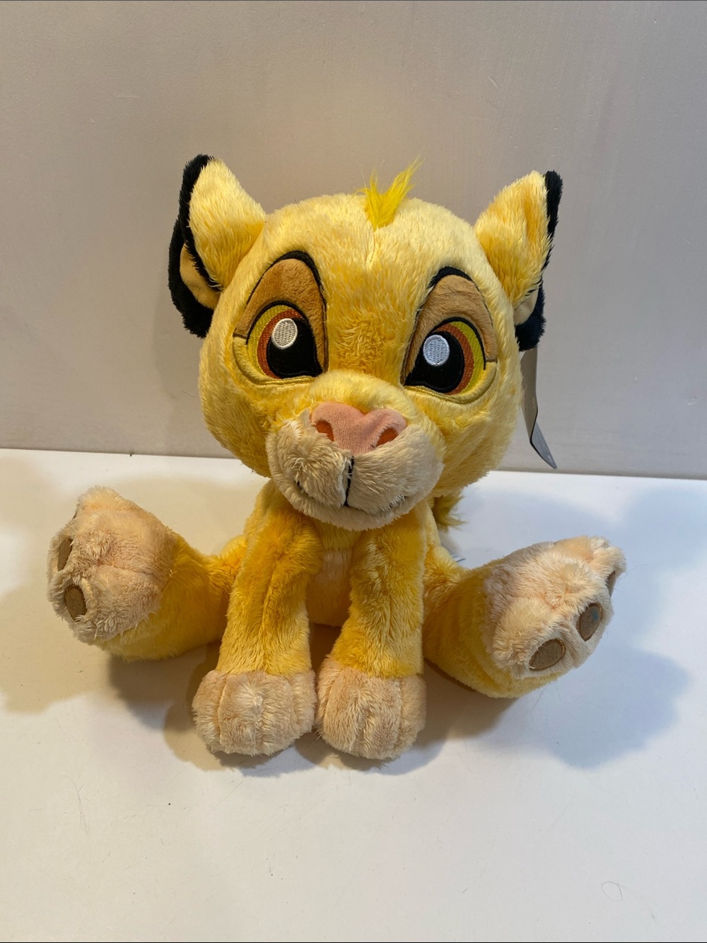 Disney Yellow Simba Plush Stuffed Lion New With Tags